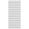 vidaXL Zebra Blind Light Grey 115x230 cm Fabric Width 110.9 cm Polyester