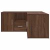 vidaXL Corner Cabinet Brown Oak 160x40x45 cm Engineered Wood