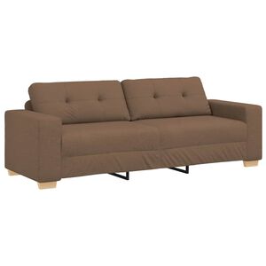 vidaXL Sofa Brown Overall dimensions: 221 x 80 x 80 cm (W x D x H)