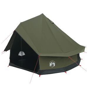 vidaXL Family Tent 6-Person Army Green Polycotton