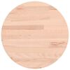 vidaXL Table Top &Oslash;30x1,5 cm Round Solid Wood Beech