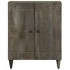 vidaXL Sideboard Light Grey 60x33.5x75 cm Solid Wood Mango