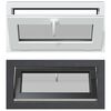 vidaXL Basement Window RISOR 80 x 40 cm PVC and Glass Anthracite