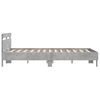 vidaXL Bed Frame without Mattress Concrete Grey 140x200 cm