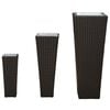 vidaXL Outdoor Set 3 pcs Black Metal