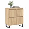 vidaXL Sideboard Sonoma Oak 60x35x70 cm Engineered Wood
