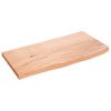 vidaXL Wall Shelf Light Brown 60x30x2 cm Treated Solid Wood Oak