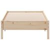 vidaXL Bed Frame without Mattress 90x200 cm Solid Wood Pine