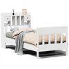 vidaXL Bed Frame without Mattress White 90x190 cm Single Solid Wood Pine