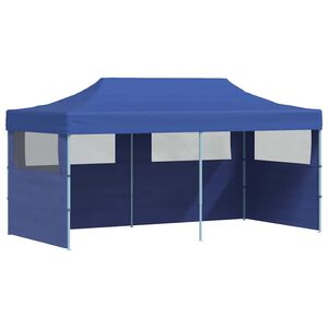 vidaXL Gazebos 14 pcs Blue with Blue Frame Oxford Fabric