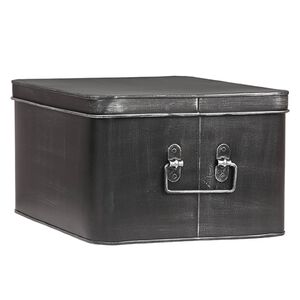 LABEL51 Storage Box Media 35x27x18 cm XL Antique Black