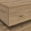 vidaXL Coffee Table with LED Lights Artisian Oak 90x50x40 cm