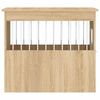 vidaXL Dog Crate Furniture Sonoma Oak 55x75x65 cm Engineered Wood