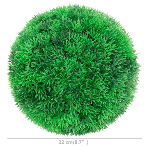 vidaXL Artificial Boxwood Balls 2 pcs 22 cm