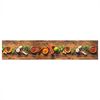 vidaXL Kitchen Rug Washable Spices 60x300 cm Velvet