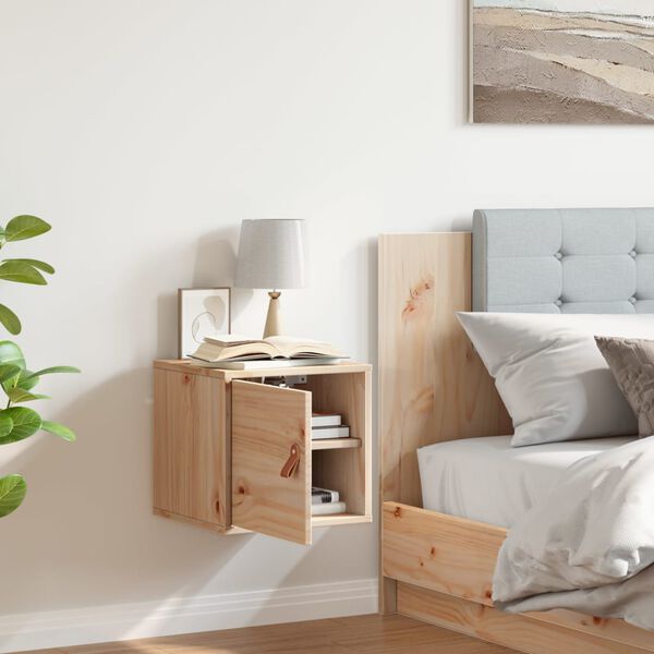 vidaXL Wall Cabinet 31.5x30x30 cm Solid Wood Pine