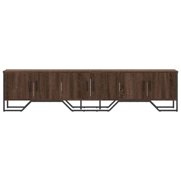vidaXL TV Cabinet Brown Oak 180x34x41 cm Engineered Wood