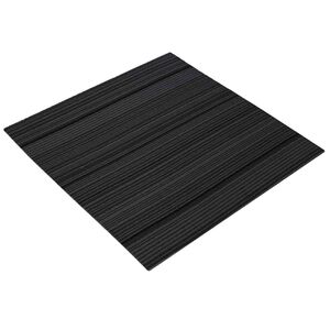 vidaXL Carpet Tile Striped Light Grey 50 x 50 cm 20 pcs PP and Bitumen