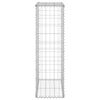 vidaXL Gabion Wall with Covers Galvanised Steel 60x30x100 cm