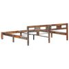 vidaXL Bed Frame without Mattress Solid Wood 200x200cm