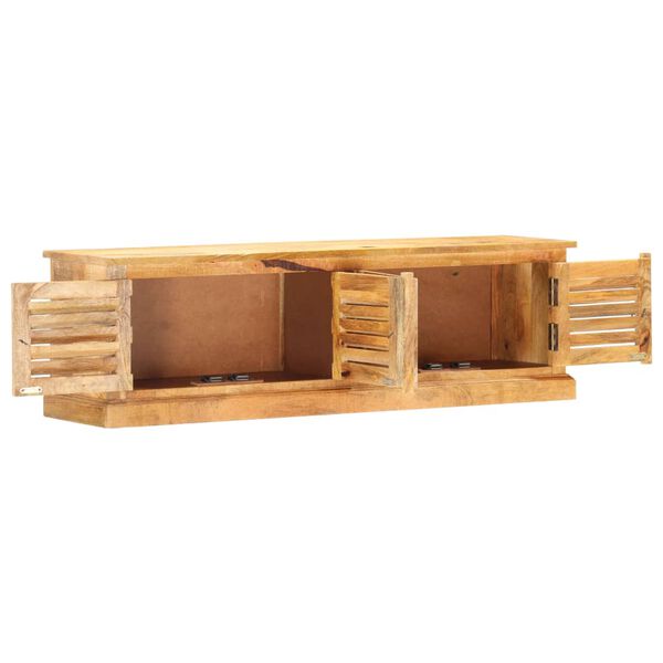 vidaXL Storage Bench 128 cm Solid Mango Wood