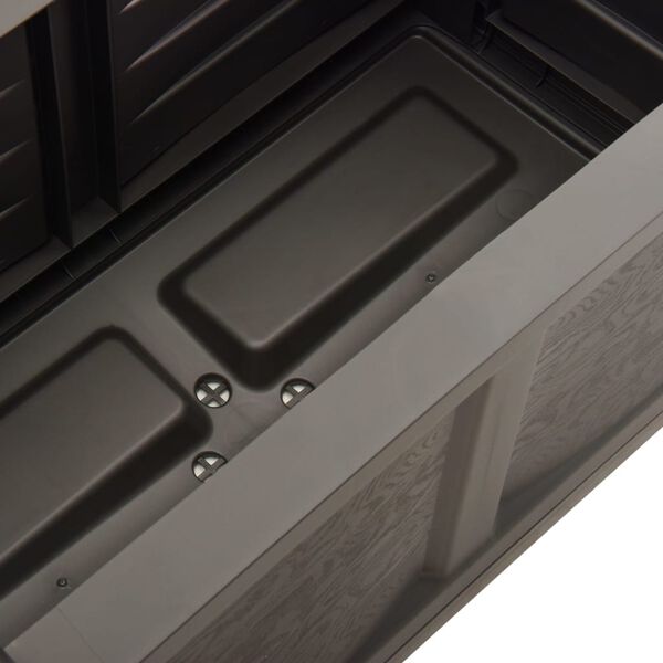 vidaXL Flower Box Grey 80x42.5x42 cm PP