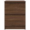 vidaXL TV Cabinet Brown Oak 40x35x54 cm Engineered Wood