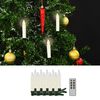 vidaXL Wireless LED Candles with Remote Control 10 pcs Warm White