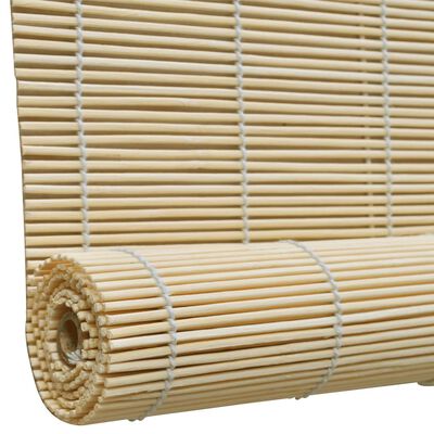 vidaXL Natural Bamboo Roller Blinds 120 x 160 cm