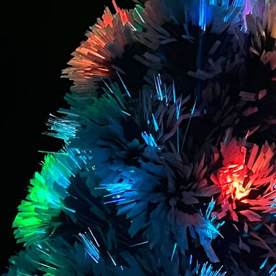 vidaXL Artificial Pre-lit Christmas Tree White&Blue 64 cm Fibre Optic