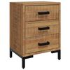 vidaXL Bedside Cabinets 2 pcs 40x30x55 cm Solid Wood Pine