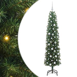 vidaXL Artificial Christmas Tree with 300 LEDs with Stand Green 180 cm