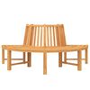 vidaXL Tree Benches 2 pcs Half Round &Oslash;201 cm Solid Wood Teak
