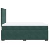 vidaXL Box Spring Bed with Mattress Dark Green 120x200 cm Velvet