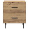 vidaXL Bedside Cabinet with Drawer 2 pcs Artisan Oak 40 x 35 x 47.5 cm