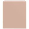 vidaXL Bedside Cabinet Pink 34.5x39x44 cm Steel