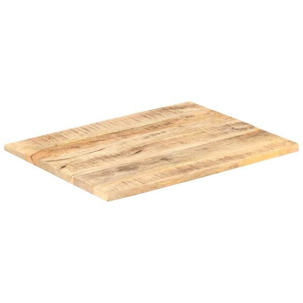 vidaXL Table Top Solid Mango Wood 25-27 mm 70x60 cm