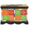 vidaXL Storage Box Multicolour 60 x 40 x 40 cm Solid Mango wood