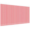 vidaXL Replacement Fabric for Awning Red and White Stripe 6x3 m