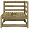 vidaXL Garden Sofa Corner 70x70x67 cm Impregnated Wood Pine