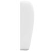 vidaXL Headboard Ear White 80 x 23 x 6 cm PVC