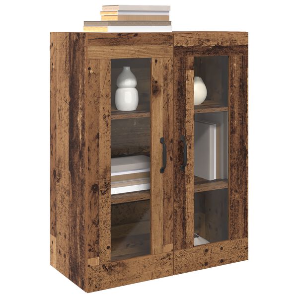 vidaXL Storage Cabinet Wall-mounted Old Wood 69.5 x 34 x 90 cm