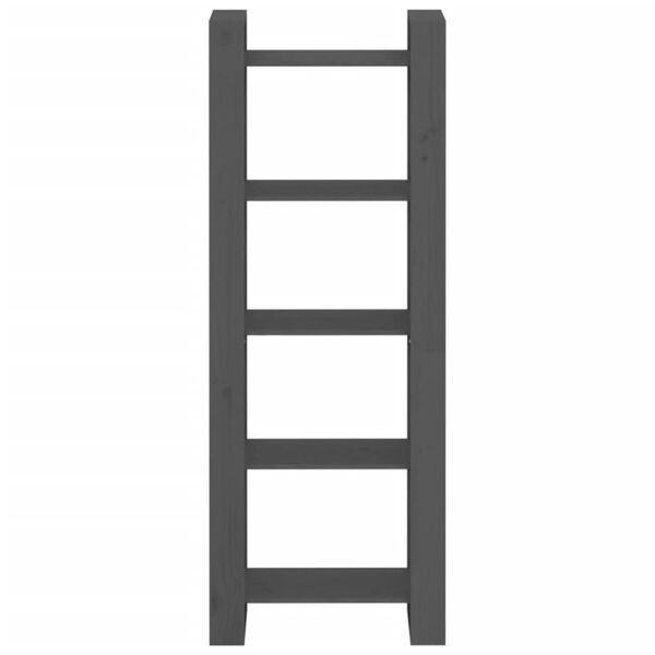 vidaXL Book Cabinet/Room Divider Grey 60x35x160 cm Solid Wood