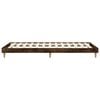 vidaXL Bed Frame without Mattress Smoked Oak 90x200 cm Engineered Wood