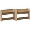 vidaXL Shoe Cabinet 2 pcs Artisan Oak 81 x 18 x 60 cm Engineered Wood