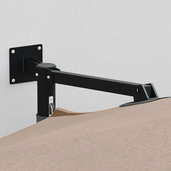 vidaXL Garden Parasol Taupe 248 x 248 x 148 cm Polyester and Steel