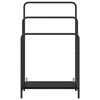 vidaXL Cloth Rack Black Oak 60 x 30 x 100.5 cm Engineered wood