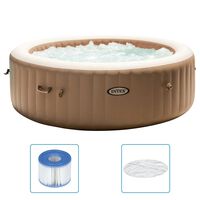 Intex Bubble Massage Tub Round PureSpa 216x71 cm 6 Persons
