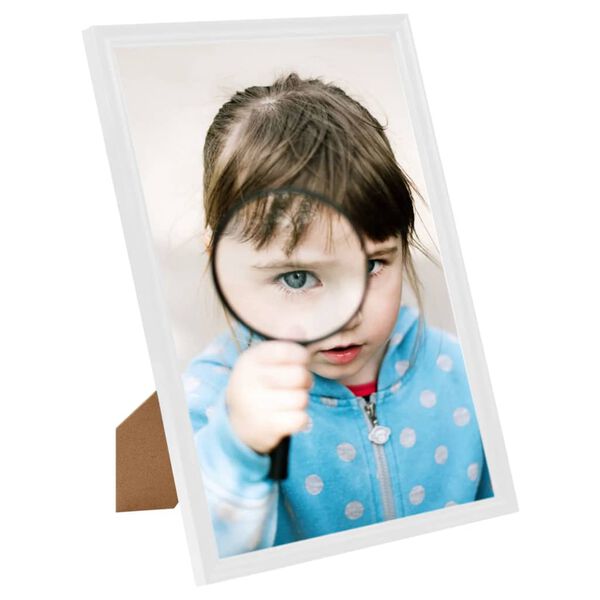 vidaXL Photo Frames Collage 3 pcs for Table White 15x21 cm MDF