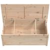 vidaXL Storage Box 110x50x45.5 cm Solid Wood Pine